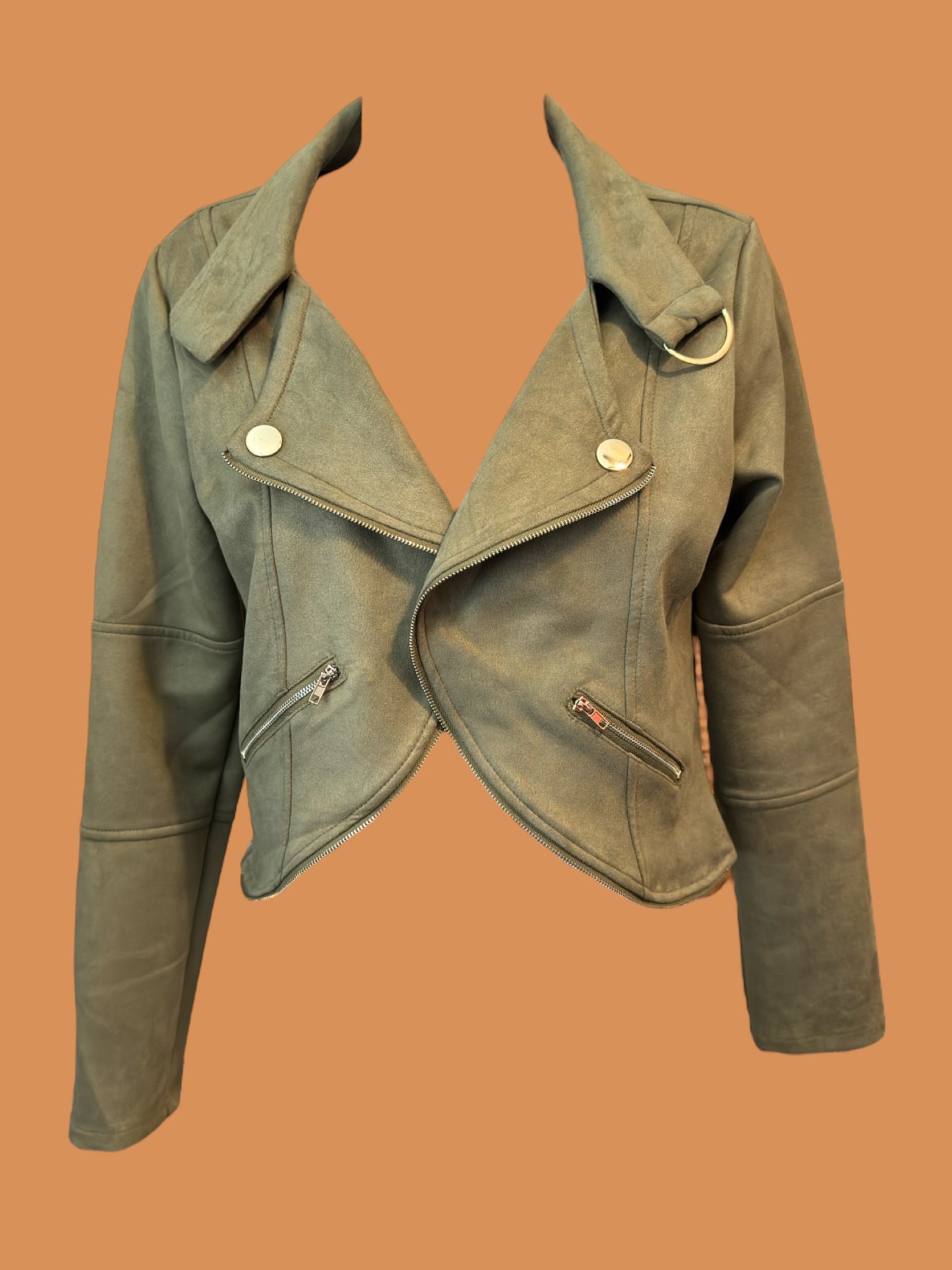 Olive Bomber Jacket