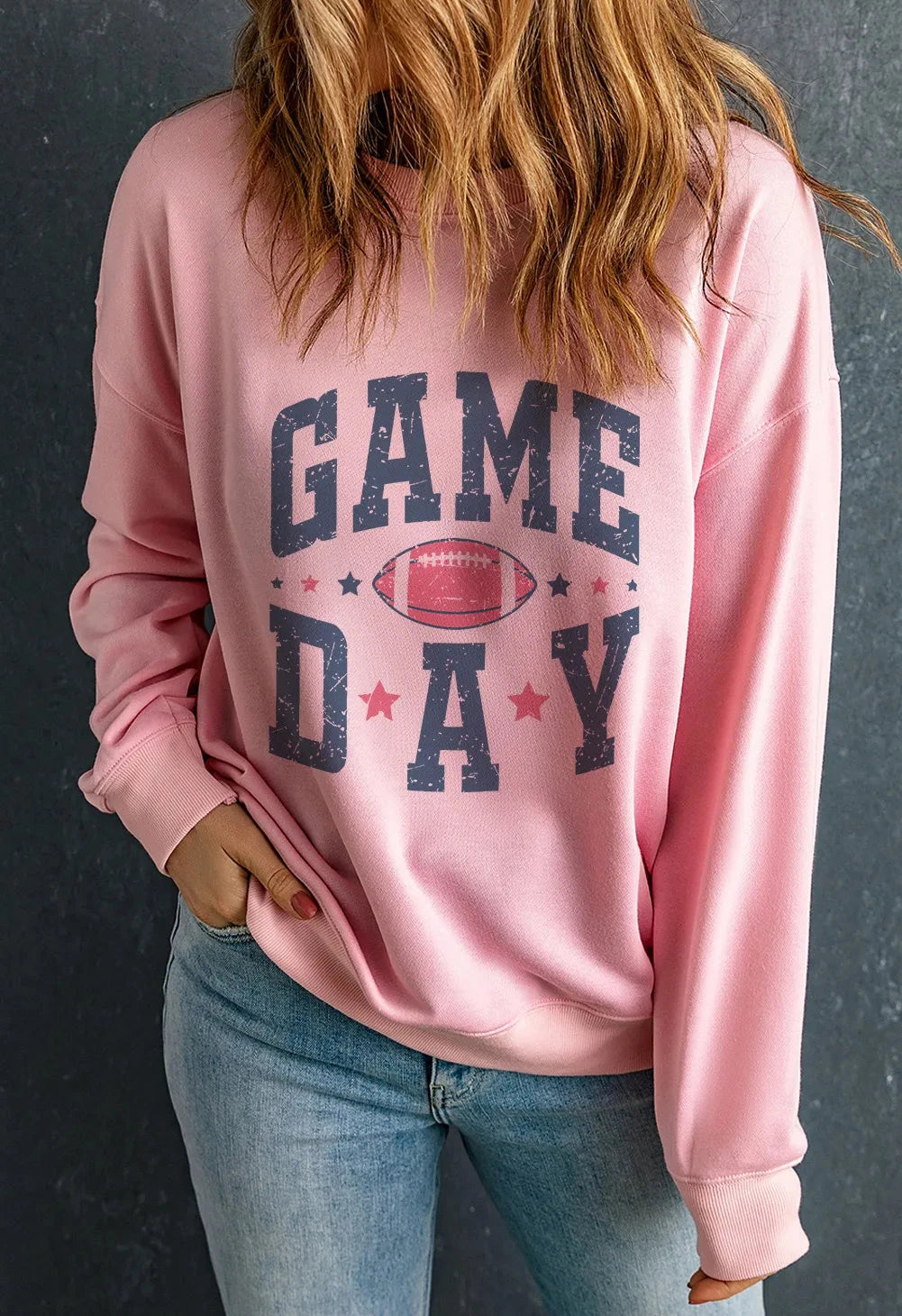 Pink Game Day Sweater