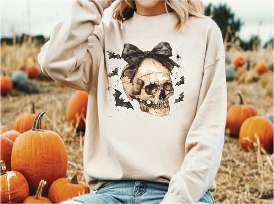 Girly Skull Sweatshirt